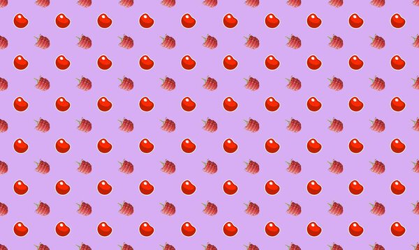 Цветной фон с различными аксессуарами