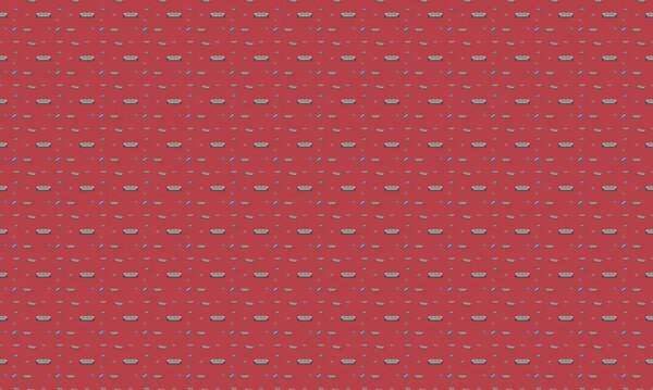 Colored background with different accessories