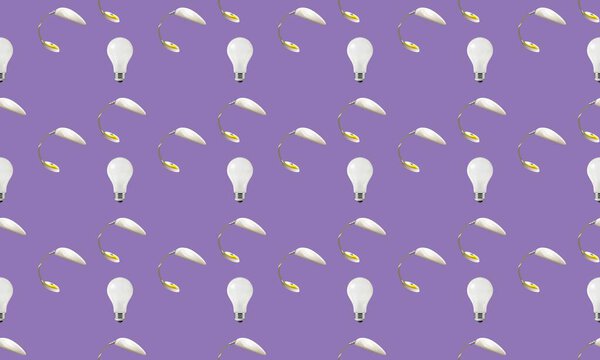 Цветной фон с различными аксессуарами