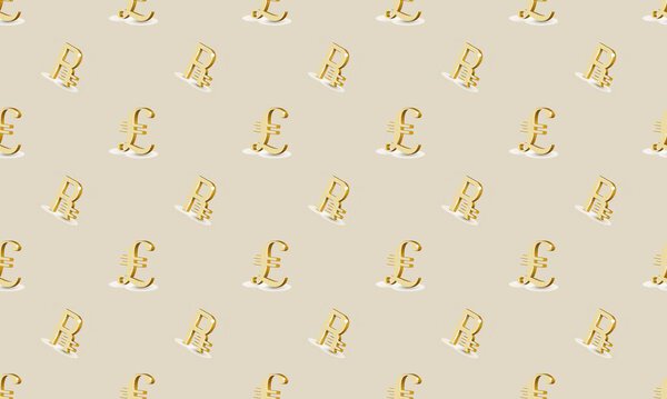 Colored background with different accessories