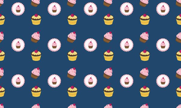 Цветной фон с различными аксессуарами