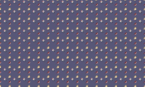 Цветной фон с различными аксессуарами