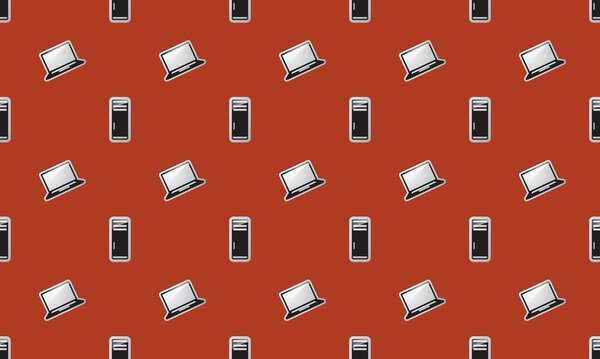 Colored background with different accessories