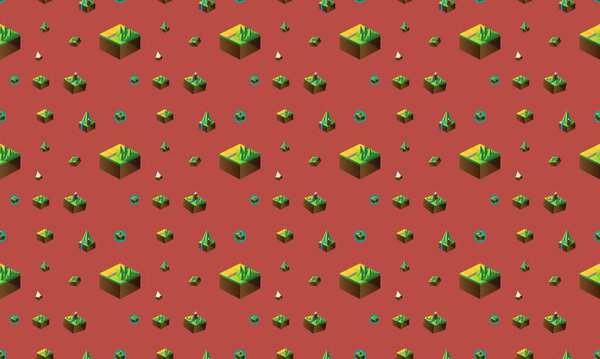 Colored background with different accessories