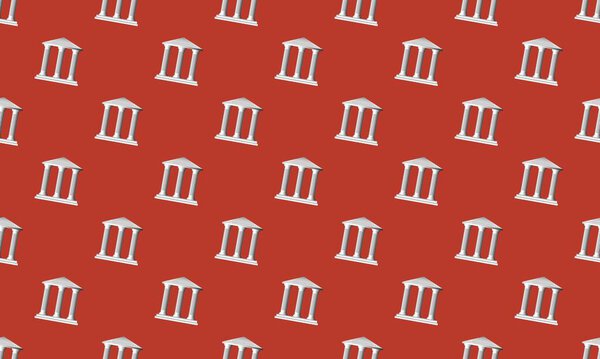 Цветной фон с различными аксессуарами