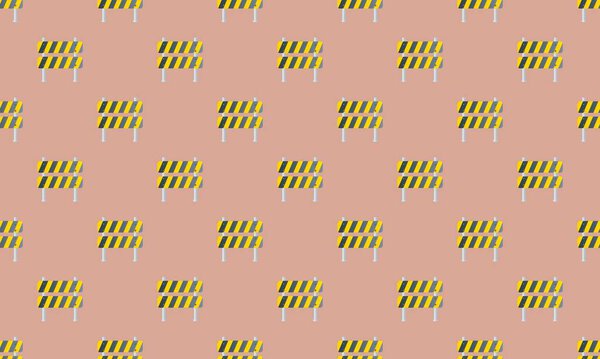 Colored background with different accessories