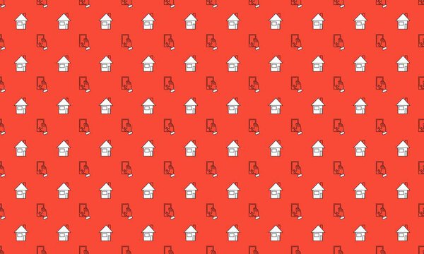 Цветной фон с различными аксессуарами