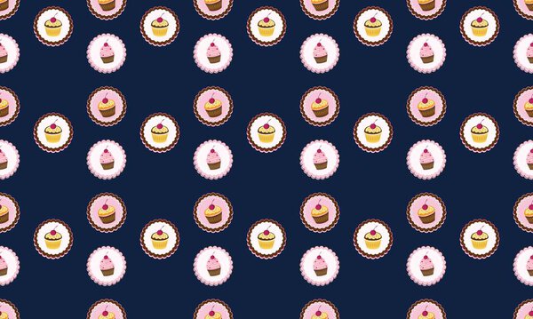 Цветной фон с различными аксессуарами