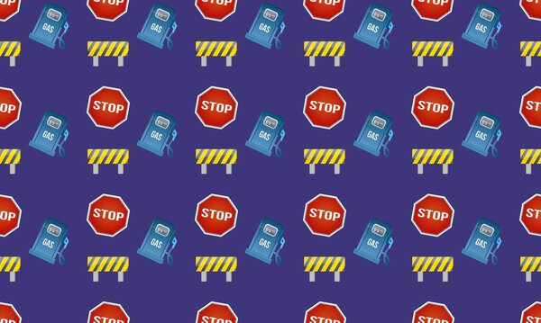 Цветной фон с различными аксессуарами