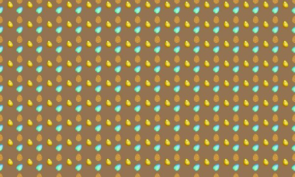 Colored background with different accessories