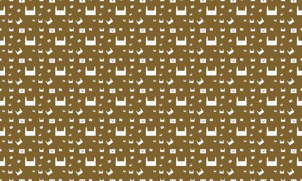 Colored background with different accessories