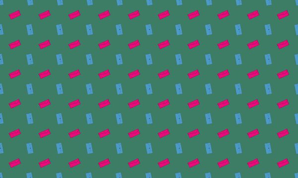 Цветной фон с различными аксессуарами