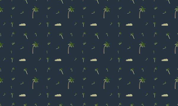 Colored background with different accessories