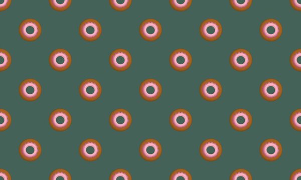 Colored background with different accessories