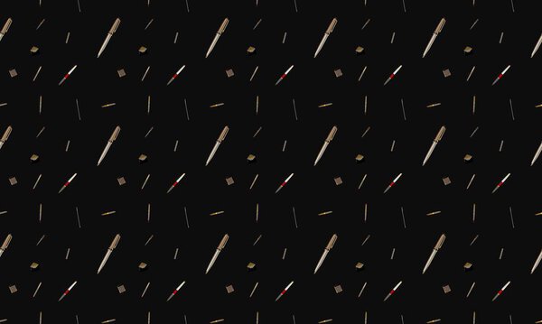 Цветной фон с различными аксессуарами