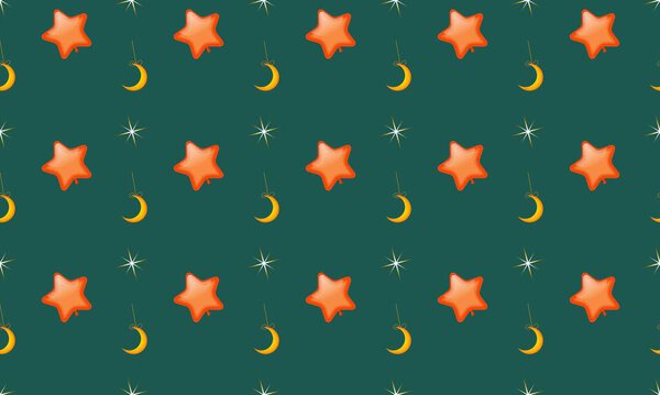 Цветной фон с различными аксессуарами