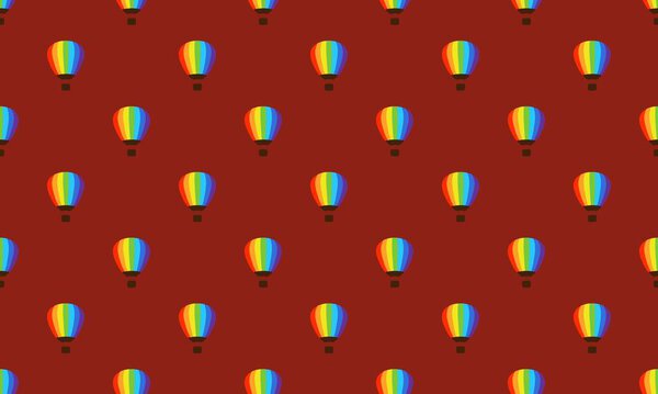 Цветной фон с различными аксессуарами