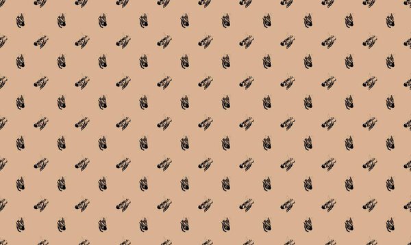 Colored background with different accessories