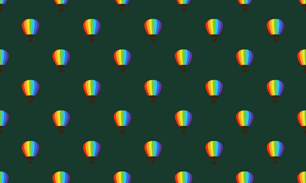 Цветной фон с различными аксессуарами