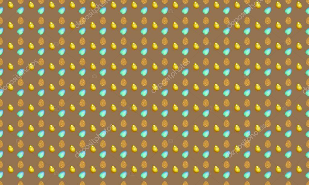 Colored background with different accessories