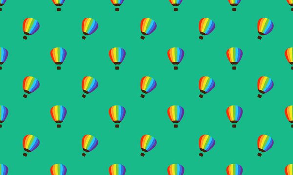 Цветной фон с различными аксессуарами