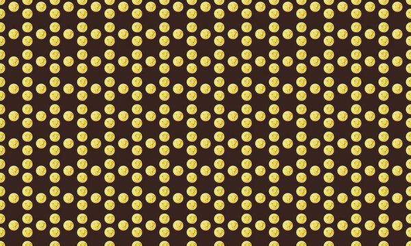 Colored background with different accessories