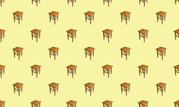 Colored background with different accessories