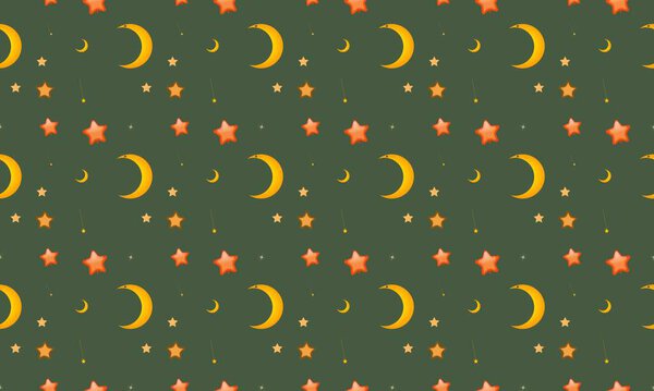 Цветной фон с различными аксессуарами