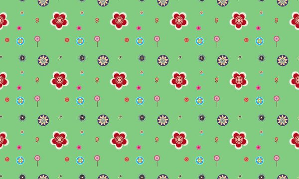 Цветной фон с различными аксессуарами