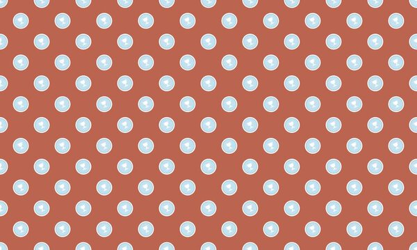 Colored background with different accessories