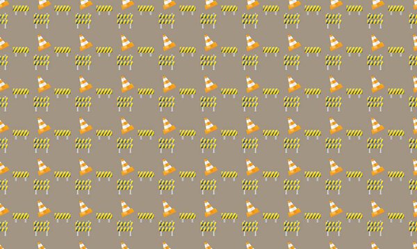 Colored background with different accessories