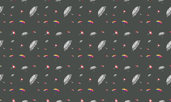 Цветной фон с различными аксессуарами