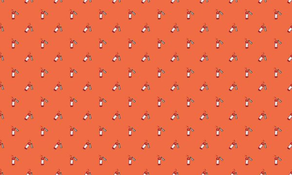 Colored background with different accessories