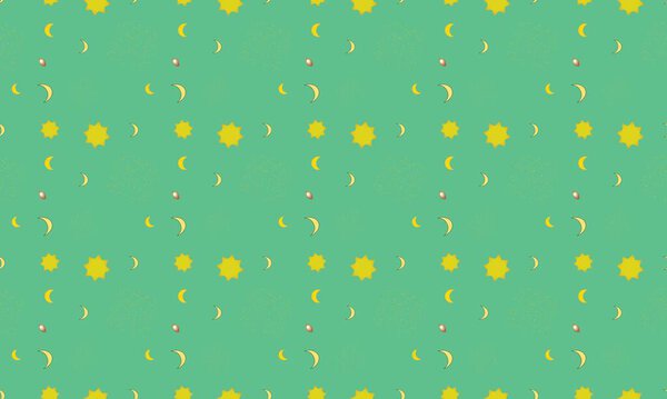 Цветной фон с различными аксессуарами