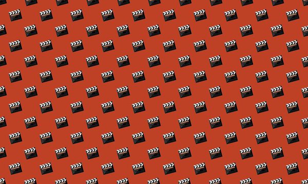 Цветной фон с различными аксессуарами