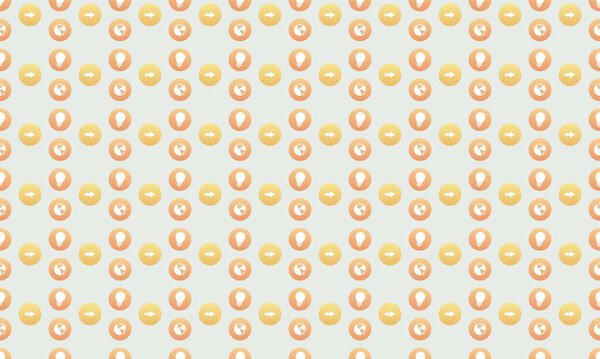 Цветной фон с различными аксессуарами