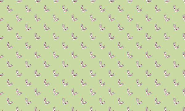 Цветной фон с различными аксессуарами