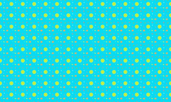 Цветной фон с различными аксессуарами