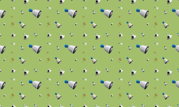 Цветной фон с различными аксессуарами