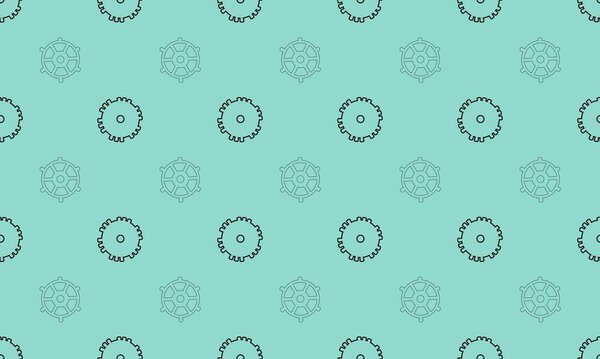 Colored background with different accessories