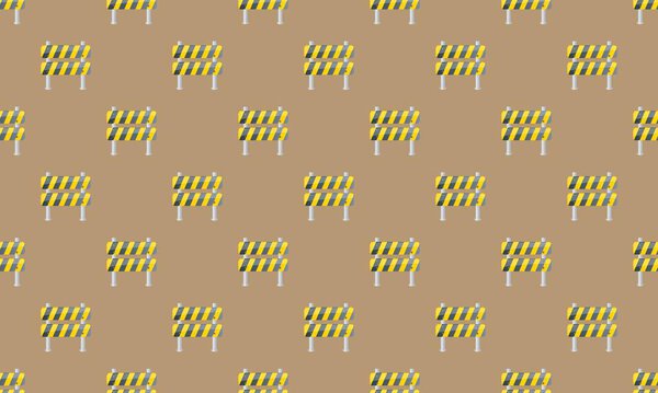 Colored background with different accessories