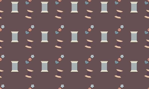 Цветной фон с различными аксессуарами