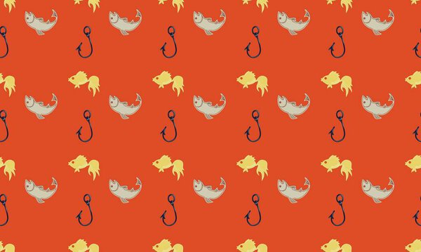 Colored background with different accessories