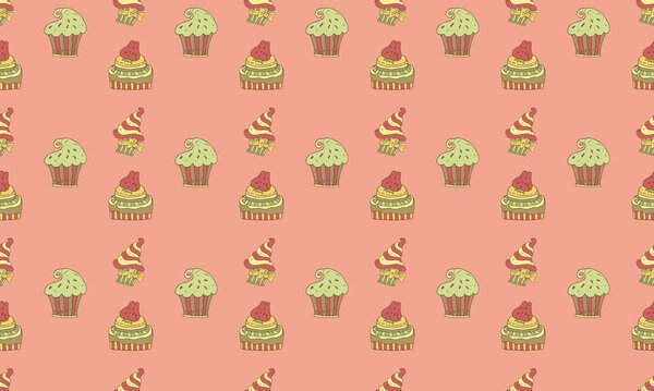 Цветной фон с различными аксессуарами