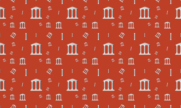 Цветной фон с различными аксессуарами