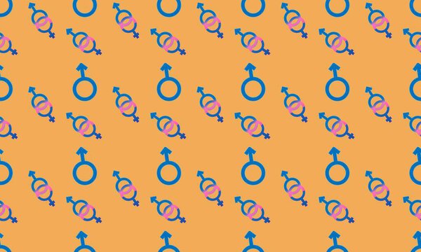 Цветной фон с различными аксессуарами