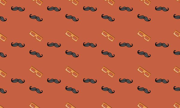 Цветной фон с различными аксессуарами