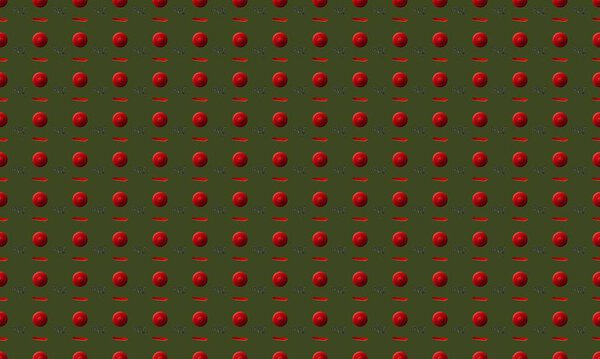 Цветной фон с различными аксессуарами