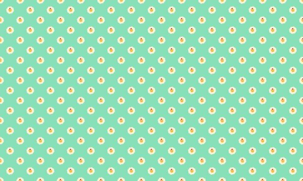 Colored background with different accessories