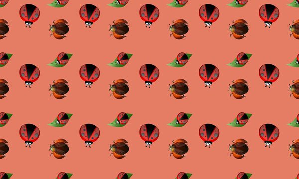 Цветной фон с различными аксессуарами